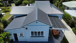 Modern metal roofing installation on a residential home in Australia